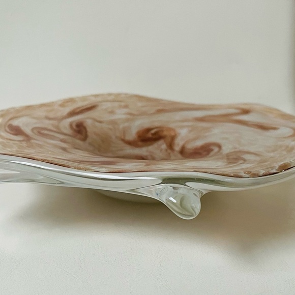 Murano Art Glass Bowl Diameter 10 Inches - Picture 4 of 11